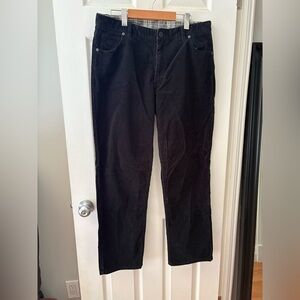 Nike 6.0 men’s corduroy black jeans size 36 wide leg street style